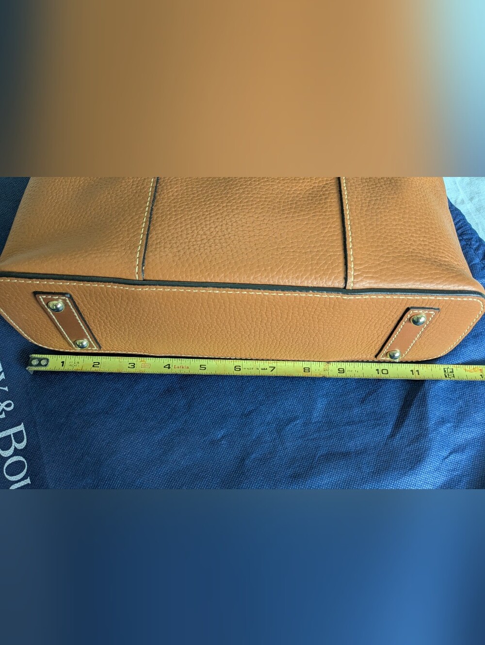 NEW, Dooney & Burke Small Lexington Shopper, Sable Brown, Cover Bag NWT - Picture 13 of 16